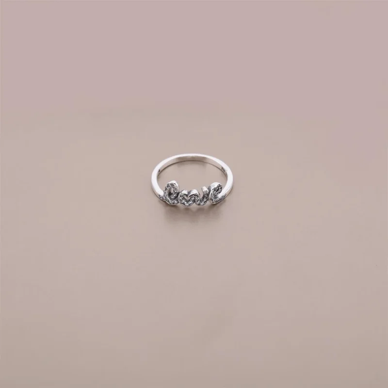 (bilde for) Pandora Kjærlighetens signatur -ring - 190928CZ - Vis 2