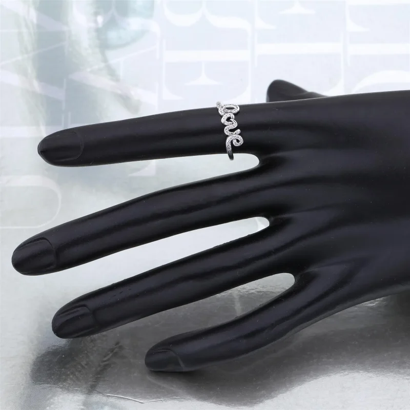 (bilde for) Pandora Kjærlighetens signatur -ring - 190928CZ - Vis 4