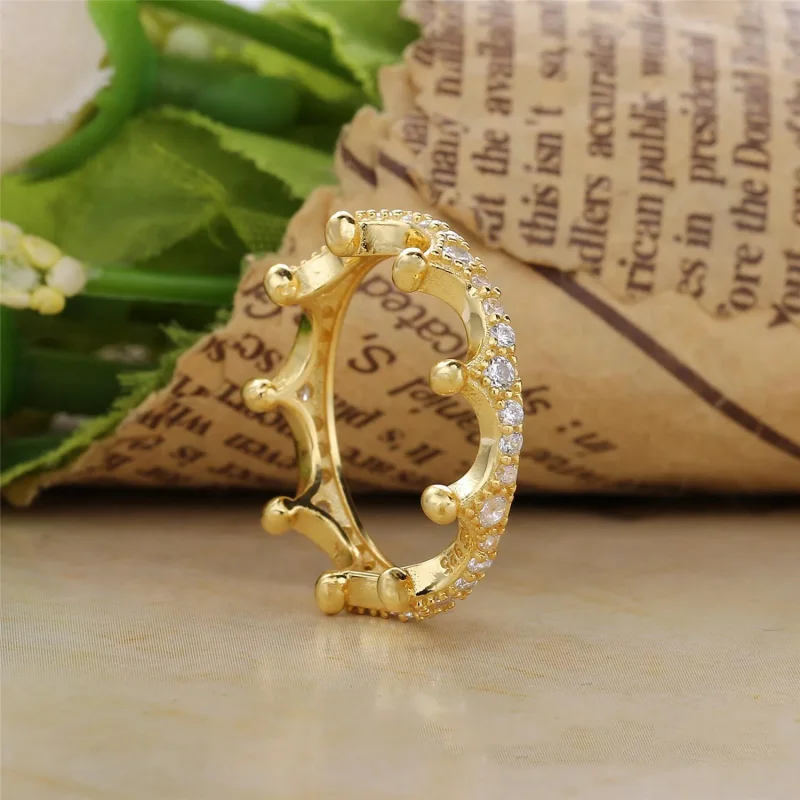(bilde for) Pandora Klar Funklende Krone Ring - 167119CZ - Vis 2