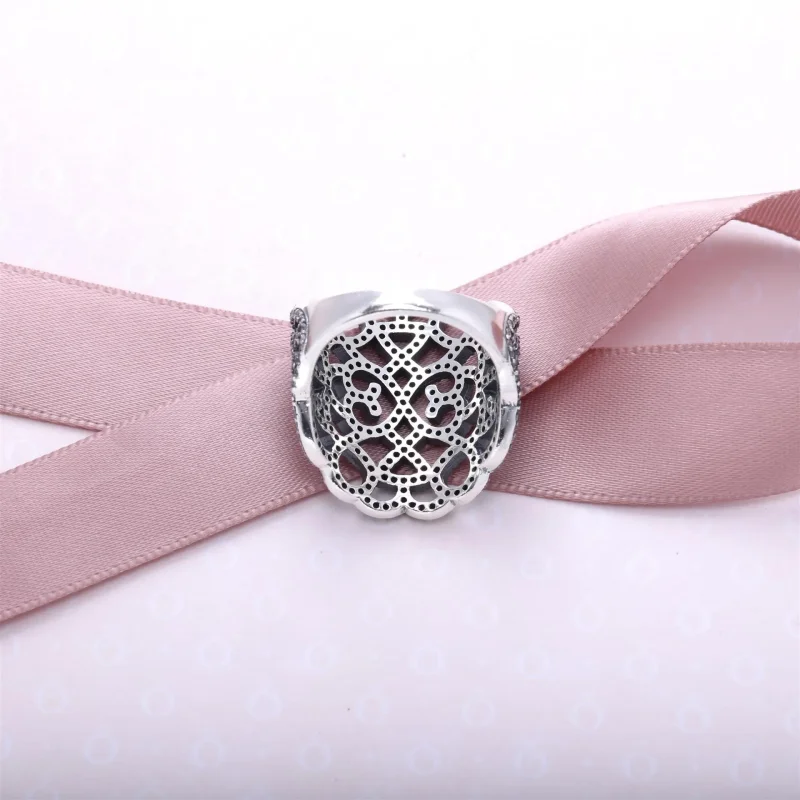 (bilde for) Pandora Lace ring, zirkonia - 190907CZ - Vis 3