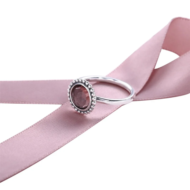 (bilde for) Pandora Ring, sølv, pink zirkonia - 190904PCZ - Vis 2