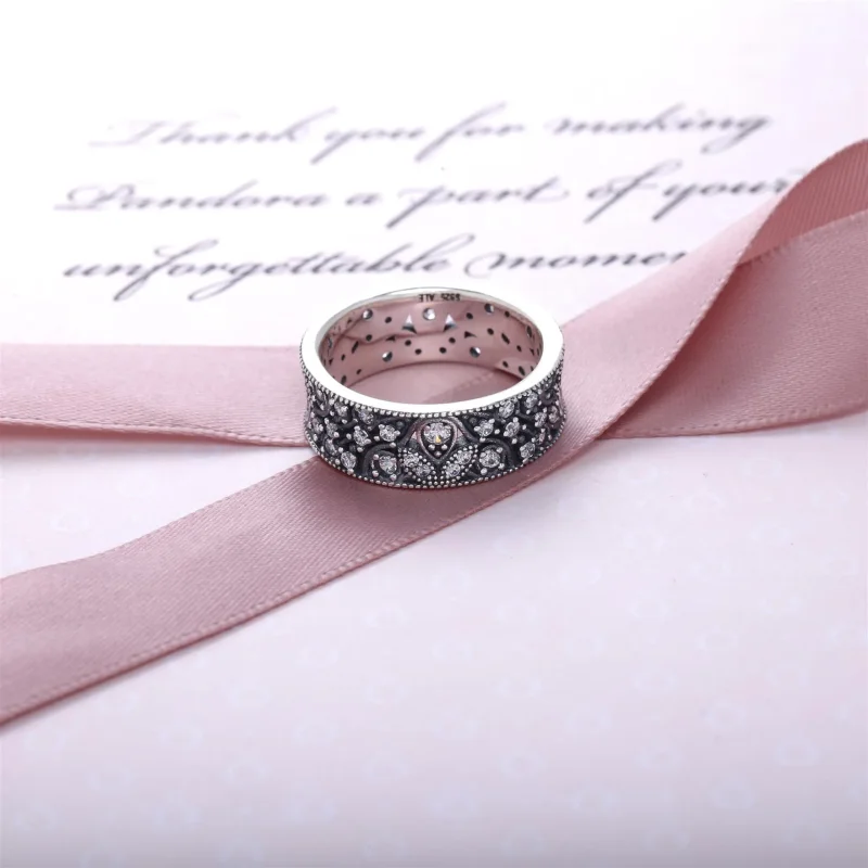 (bilde for) Pandora Shimmering Leaves - 190965CZ - Vis 2