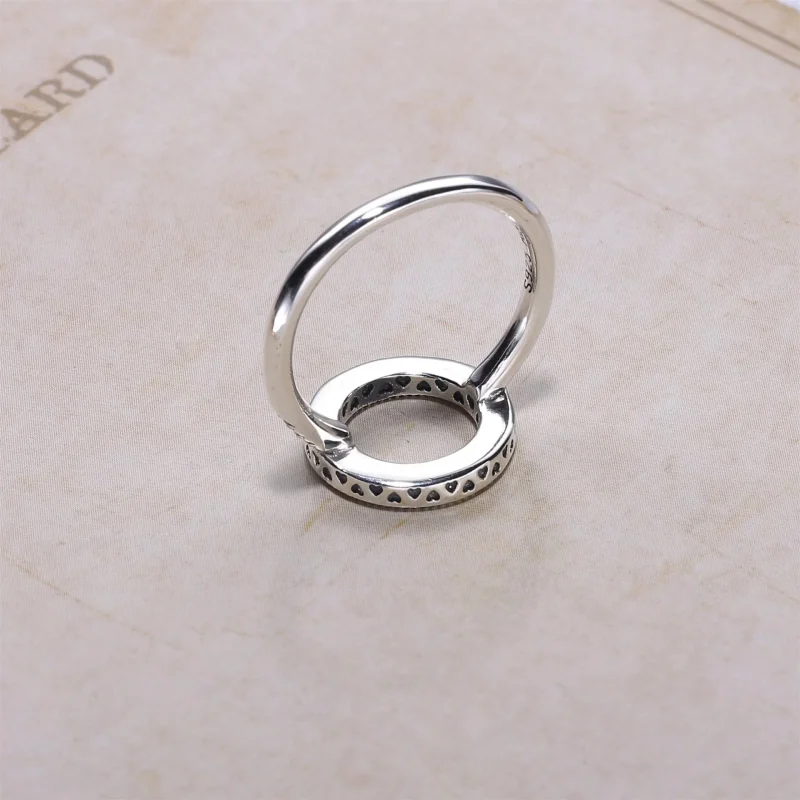 (bilde for) Pandora Silver ring with clear cubic zirconia - 191039CZ - Vis 3