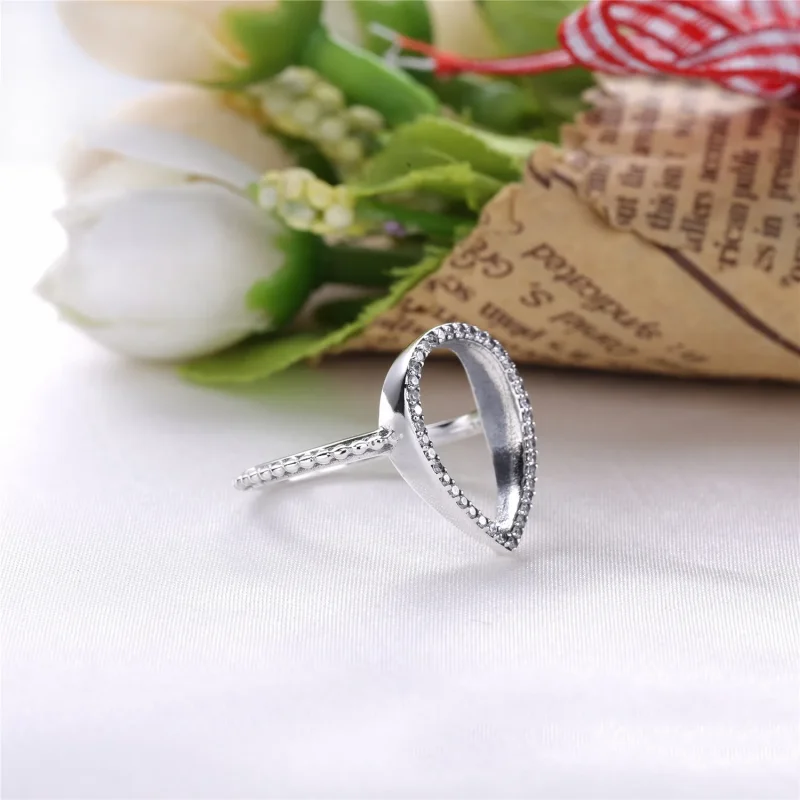 (bilde for) Pandora Silver ring with clear cubic zirconia - 196253CZ - Vis 4