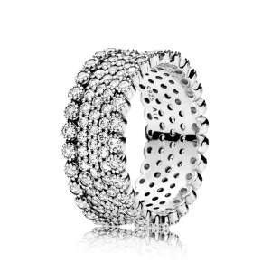 (bilde for) Pandora Silver ring with clear cubic zirconia - 196313CZ