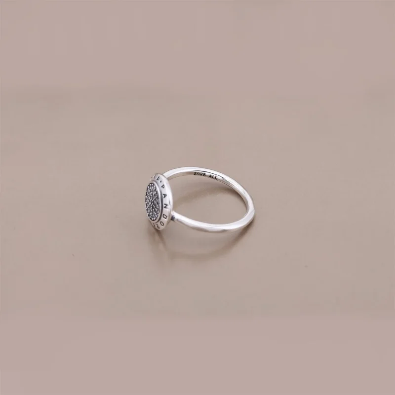 (bilde for) PANDORA silver ring with cubic zirconia - 190912CZ - Vis 3