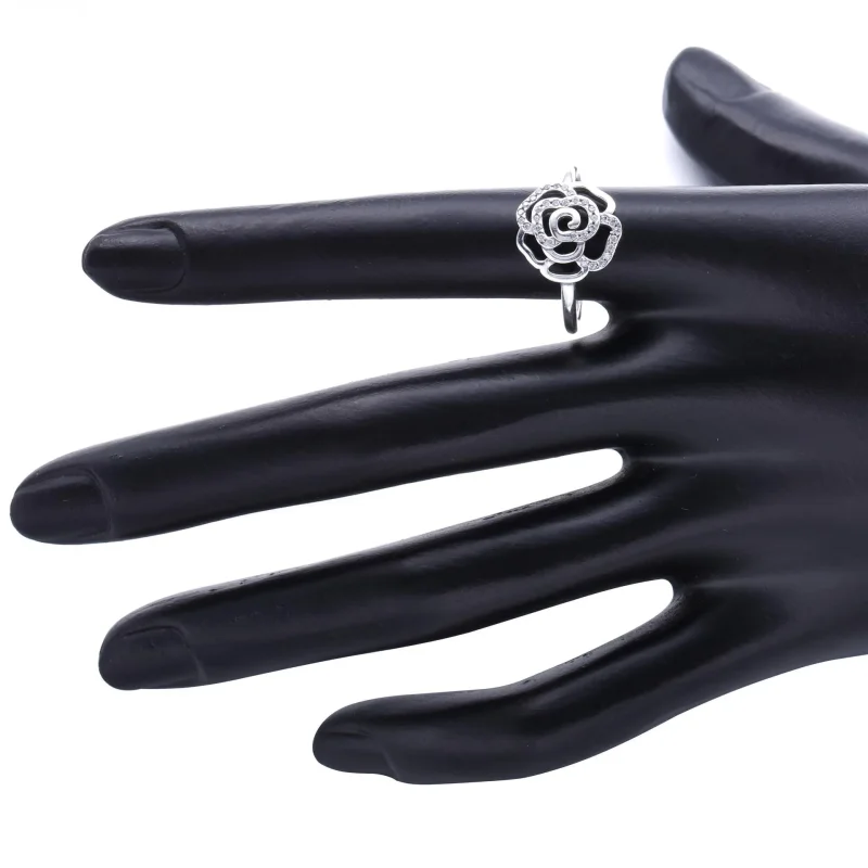 (bilde for) Pandora Skimrende rose, ring - 190949CZ - Vis 4