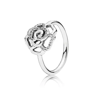 (bilde for) Pandora Skimrende rose, ring - 190949CZ