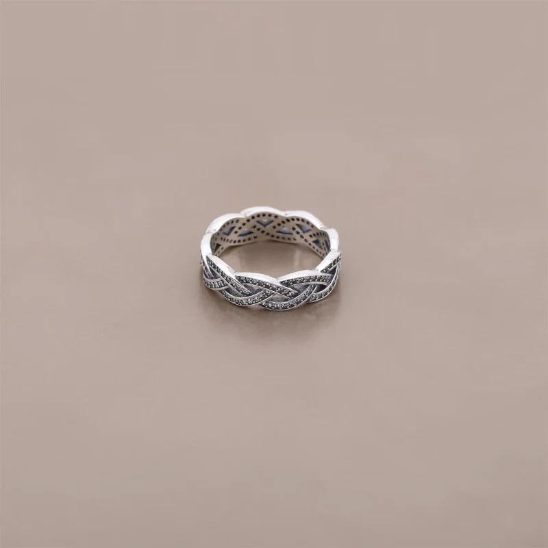 (bilde for) Pandora Sparkling Braid - 190913CZ - Vis 2