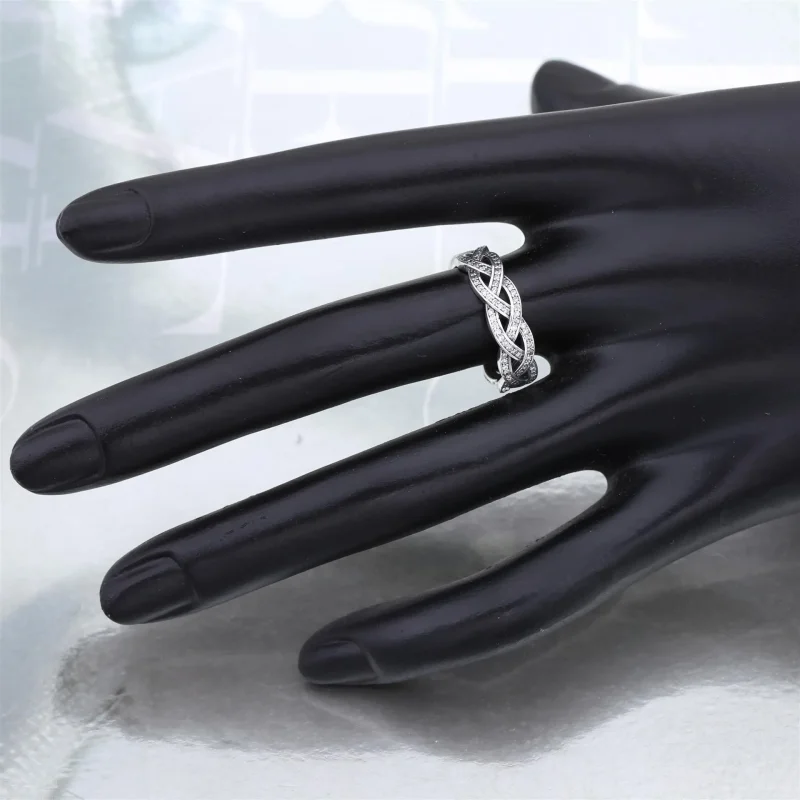 (bilde for) Pandora Sparkling Braid - 190913CZ - Vis 4