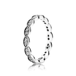 (bilde for) Pandora Sparkling Leaves Band - 190923CZ