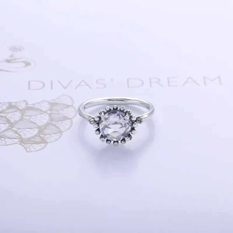 (bilde for) Pandora Sterlingsølvring, lys ametyst - 190850PAM - Vis 2