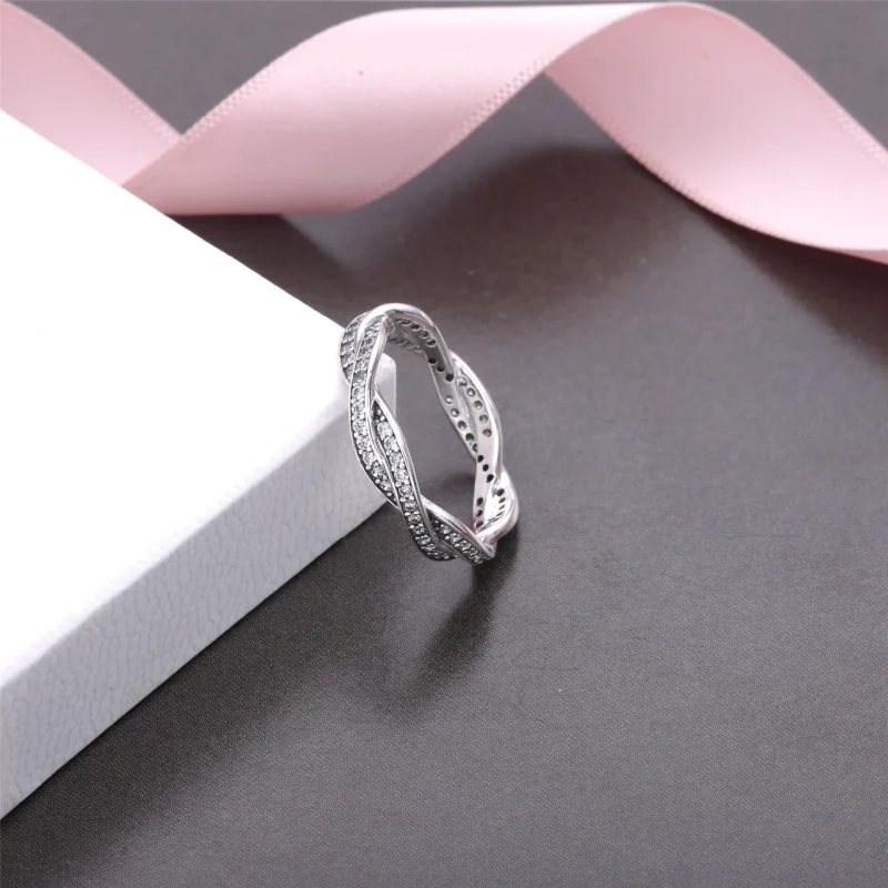 (bilde for) Pandora Twist of Fate - 190892CZ - Vis 3