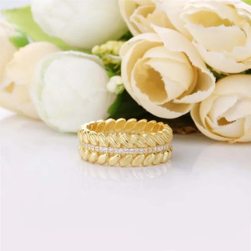 (bilde for) Seeds PANDORA Shine ring with clear cubic zirconia - 167698CZ - Vis 2