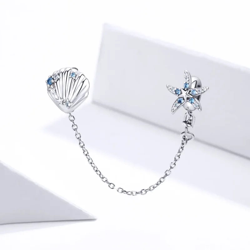 (bilde for) Pandora Style Deep Sea Star sikkerhetskjede - SCC1478 - Vis 2
