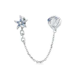 (bilde for) Pandora Style Deep Sea Star sikkerhetskjede - SCC1478