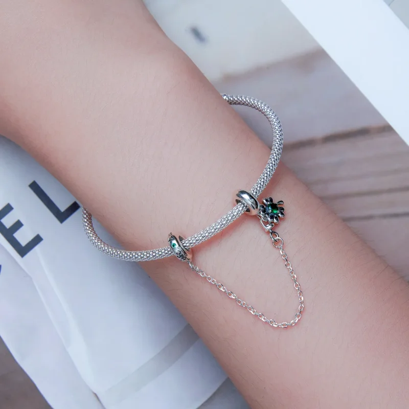 (bilde for) Pandora Style firkløver sikkerhetskjede - SCC2372 - Vis 5