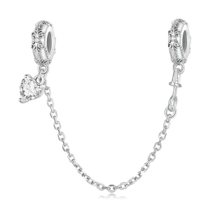 (bilde for) Pandora Style Retro Pattern Safety Chain - SCC2407