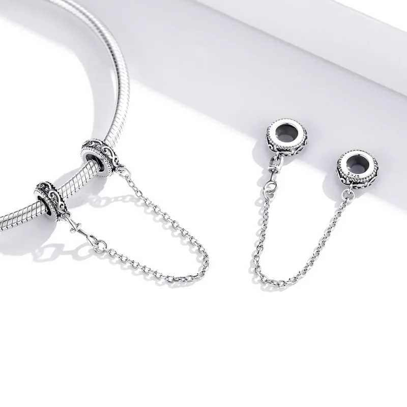 (bilde for) Pandora Style Silver Classical Vine sikkerhetskjede - SCC1546 - Vis 3