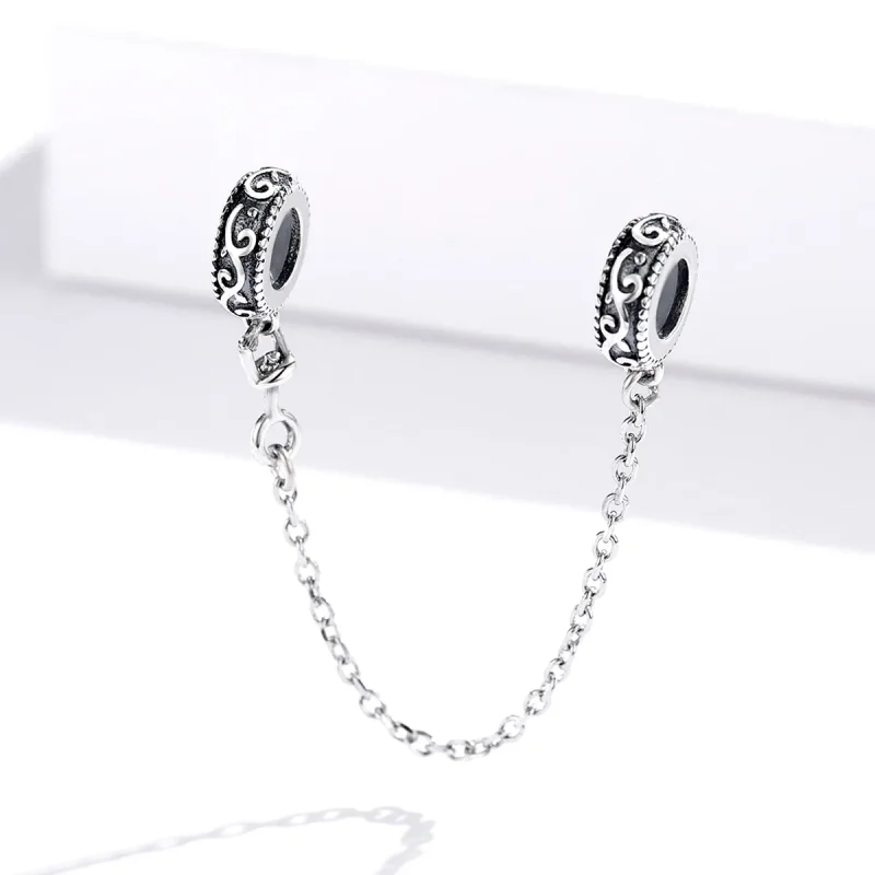(bilde for) Pandora Style Silver Classical Vine sikkerhetskjede - SCC1546 - Vis 4
