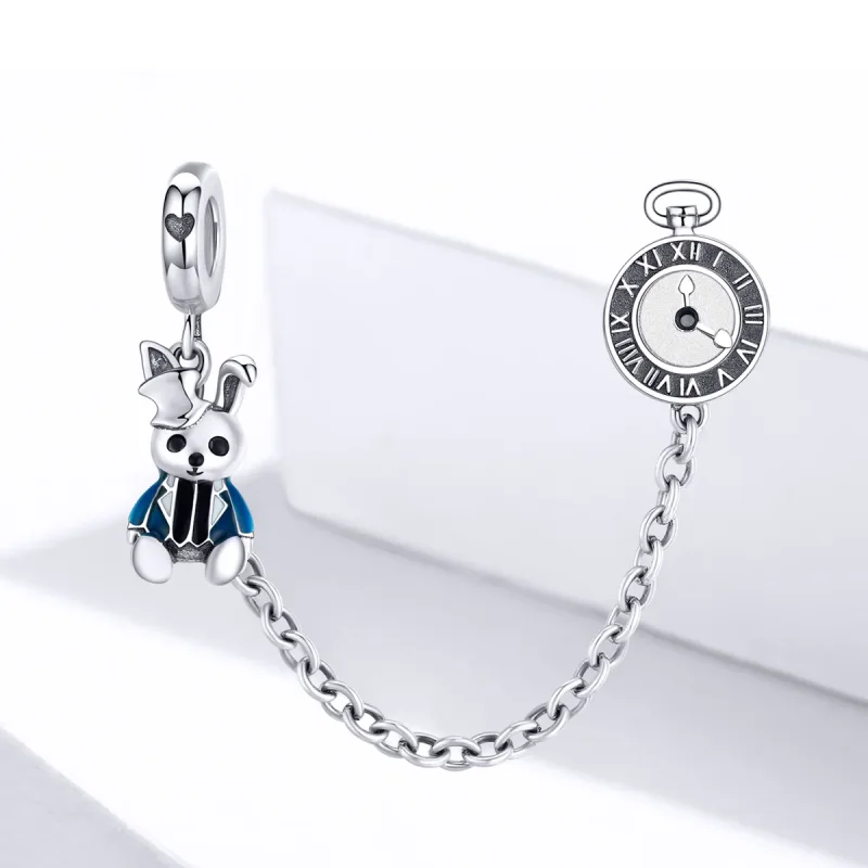 (bilde for) Pandora Style Silver Hare sikkerhetskjede - SCC1443 - Vis 2
