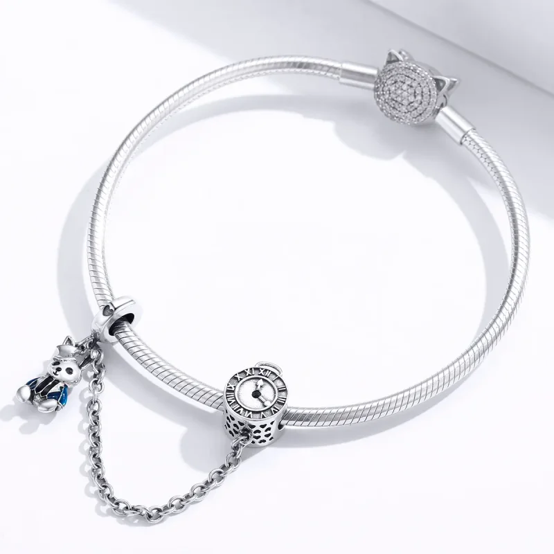 (bilde for) Pandora Style Silver Hare sikkerhetskjede - SCC1443 - Vis 3