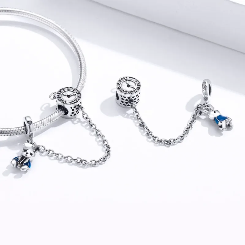(bilde for) Pandora Style Silver Hare sikkerhetskjede - SCC1443 - Vis 4