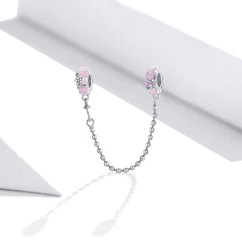 (bilde for) Pandora Style Silver Love Daisy sikkerhetskjede - SCC1799 - Vis 2