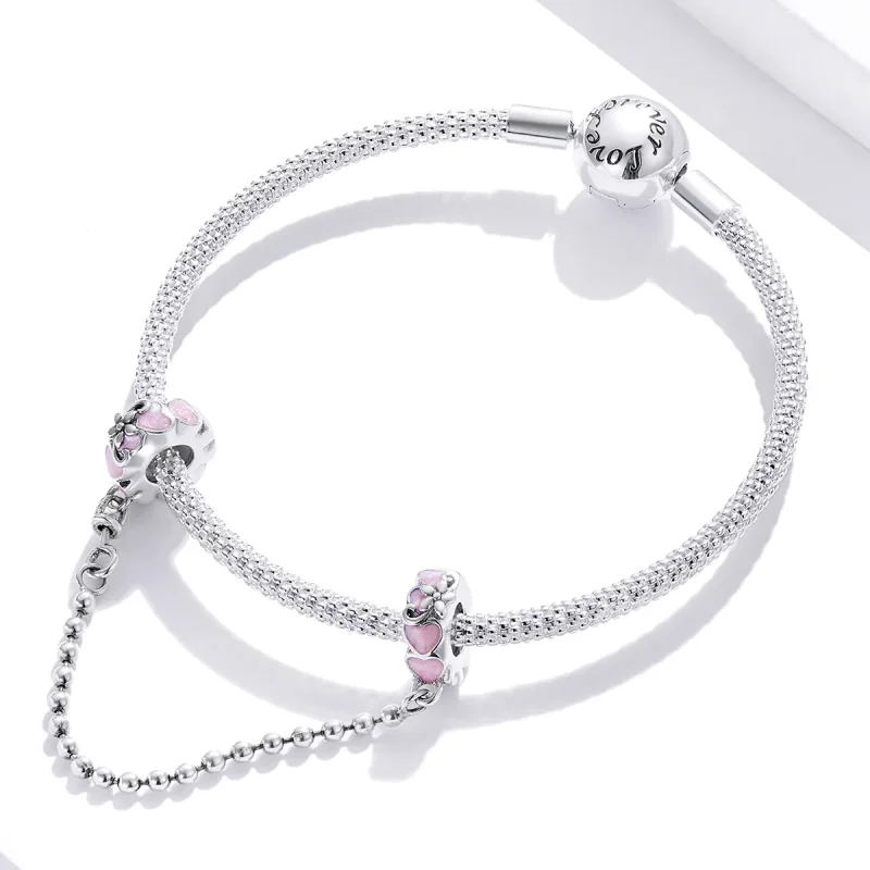 (bilde for) Pandora Style Silver Love Daisy sikkerhetskjede - SCC1799 - Vis 3
