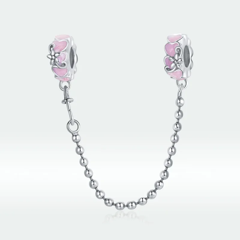 (bilde for) Pandora Style Silver Love Daisy sikkerhetskjede - SCC1799 - Vis 5
