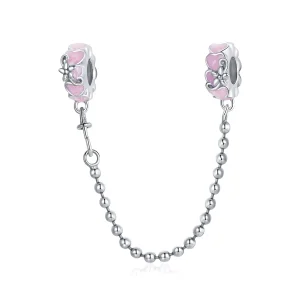 (bilde for) Pandora Style Silver Love Daisy sikkerhetskjede - SCC1799