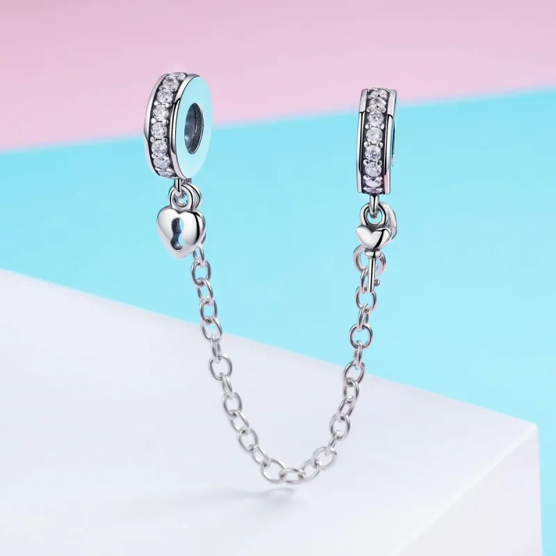 (bilde for) Pandora Style Silver Only Love sikkerhetskjede - SCC606 - Vis 3