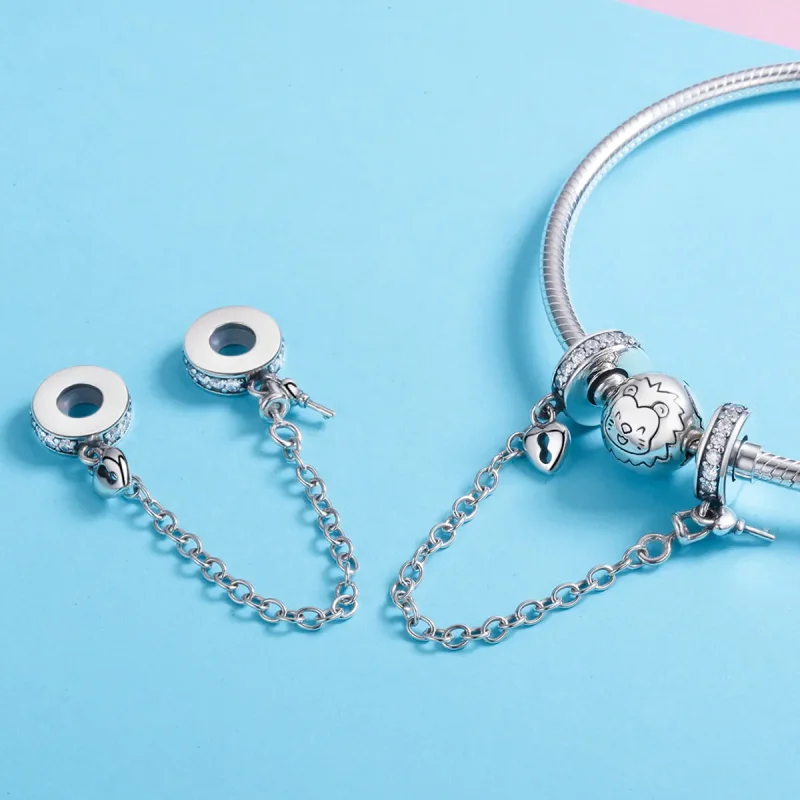 (bilde for) Pandora Style Silver Only Love sikkerhetskjede - SCC606 - Vis 5