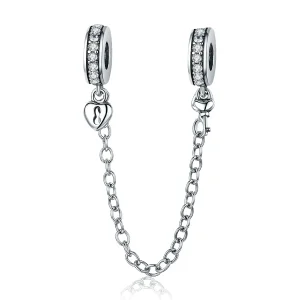 (bilde for) Pandora Style Silver Only Love sikkerhetskjede - SCC606