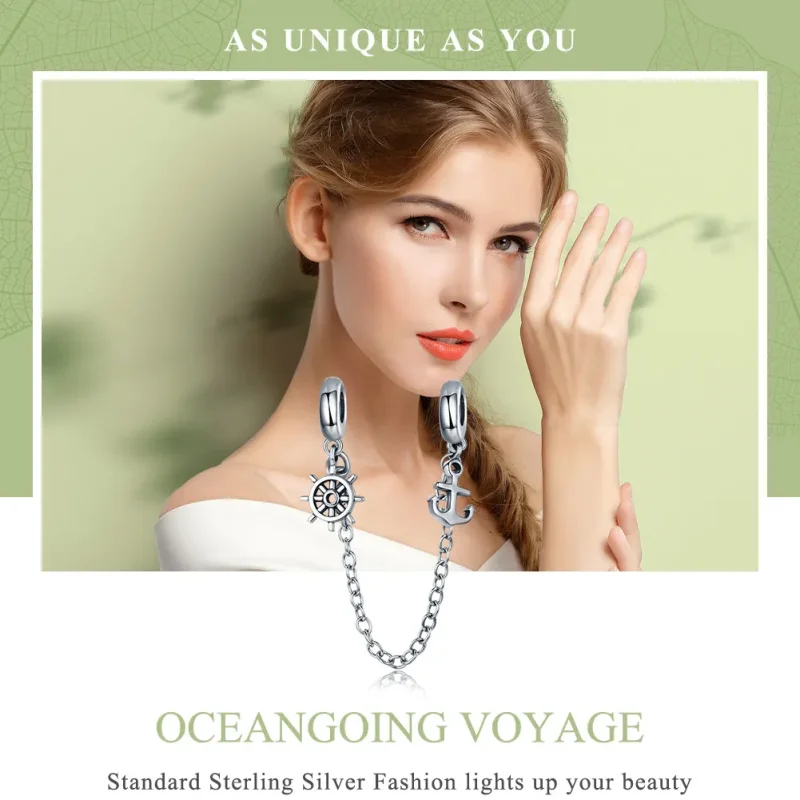 (bilde for) Pandora Style Silver Voyage sikkerhetskjede - SCC604 - Vis 5