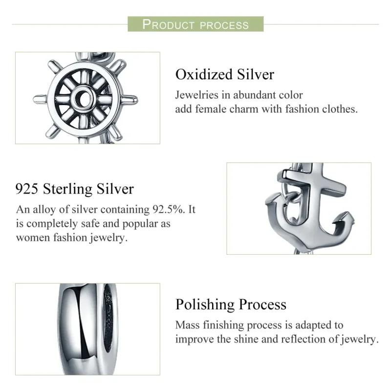 (bilde for) Pandora Style Silver Voyage sikkerhetskjede - SCC604 - Vis 6