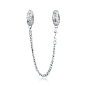 (bilde for) Pandora Style Silver Water Wave sikkerhetskjede - SCC1577