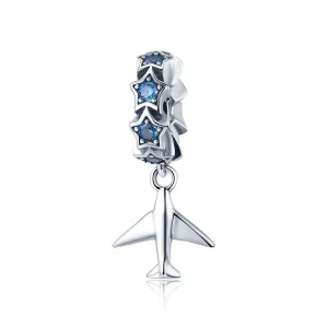 (bilde for) Pandora Style Silver Dream of Traveling Spacer Charm - SCC882