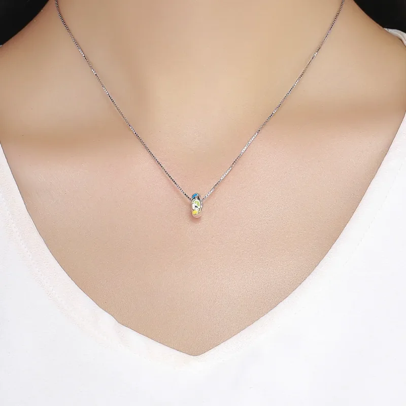 (bilde for) Pandora Style Silver Little Feet Spacer Charm - SCC752 - Vis 5