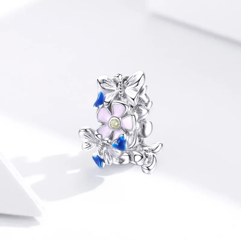 (bilde for) Pandora Style Sølv Fargerik Hage Spacer Charm - BSC288 - Vis 3