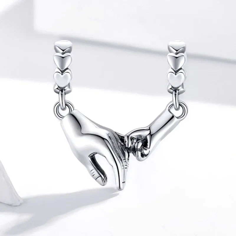(bilde for) Pandora Style Sølv Hand In Hand Spacer Charm - SCC1700 - Vis 2