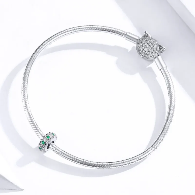 (bilde for) Pandora Style Sølv Retro Spacer Charm - BSC185 - Vis 3