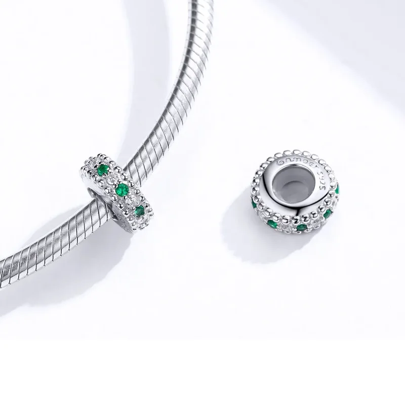 (bilde for) Pandora Style Sølv Retro Spacer Charm - BSC185 - Vis 4