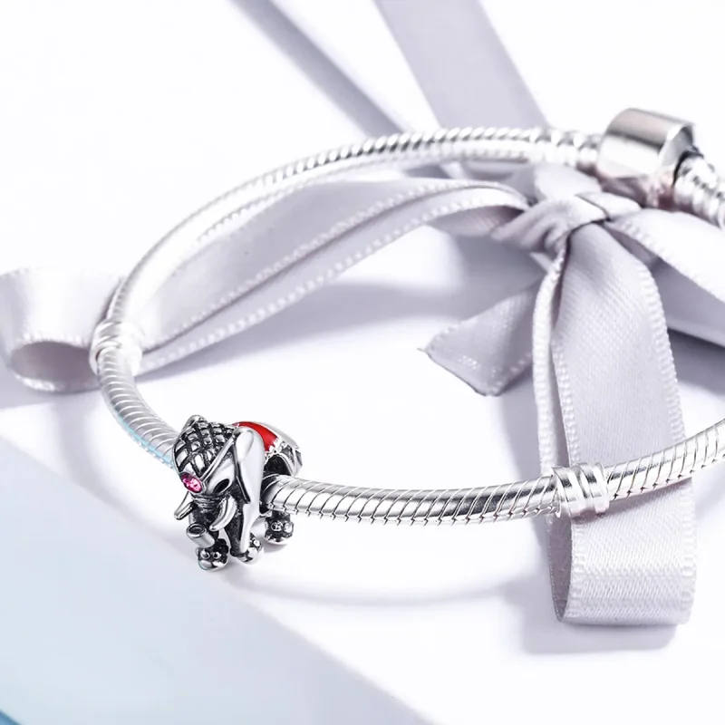 (bilde for) Pandora Style Sølv Søt Babyelefant Spacer Charm - SCC321 - Vis 4