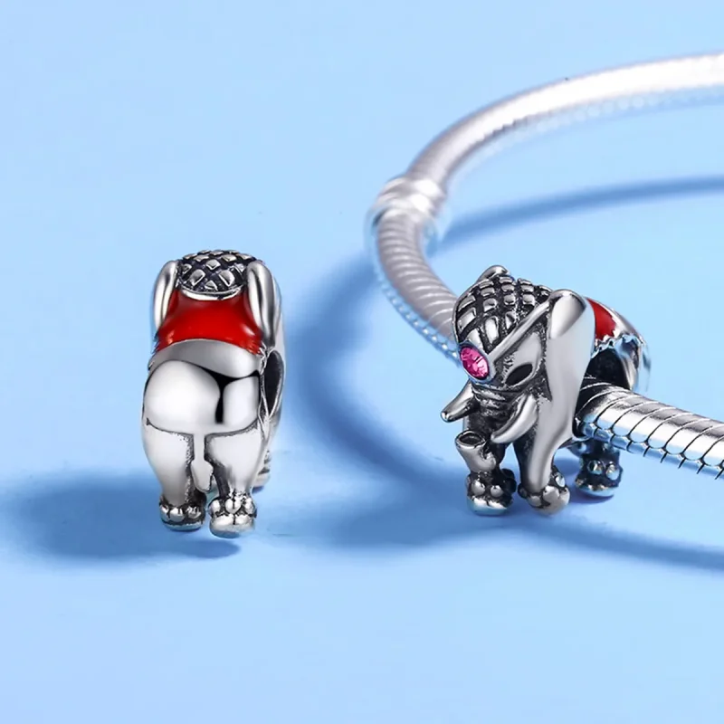 (bilde for) Pandora Style Sølv Søt Babyelefant Spacer Charm - SCC321 - Vis 5