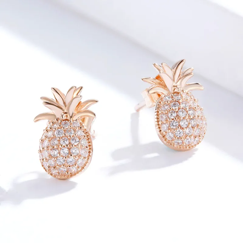 (bilde for) Pandora Style ananas øredobber - SCE803 - Vis 3