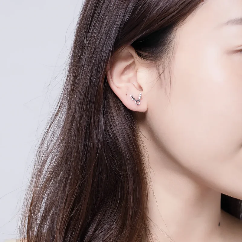 (bilde for) Pandora Style Antlers øredobber - BSE116 - Vis 5