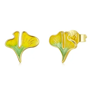(bilde for) Pandora Style Autumn - Ginkgo Biloba øredobber - SCE1247
