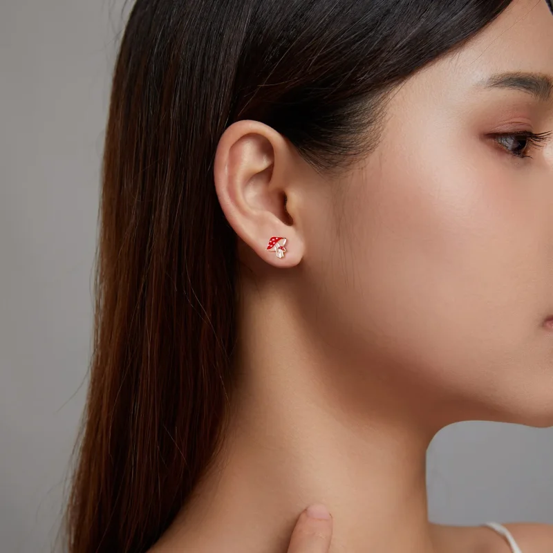 (bilde for) Pandora Style Autumn - Mushrooms Stud øredobber - SCE1245 - Vis 3
