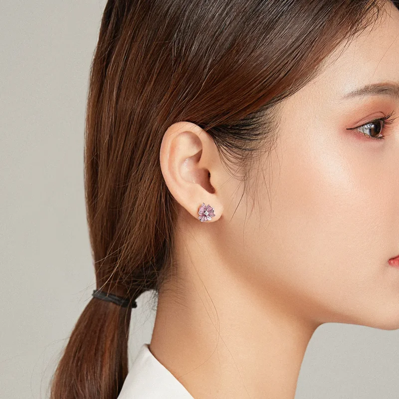 (bilde for) Pandora Style Blooming Stamens Stud øredobber - BSE471 - Vis 8